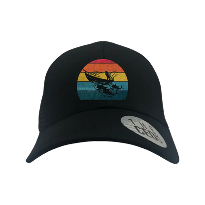Fishing Boat Printed Trucker Hat