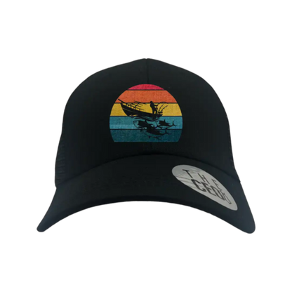 Fishing Boat Printed Trucker Hat