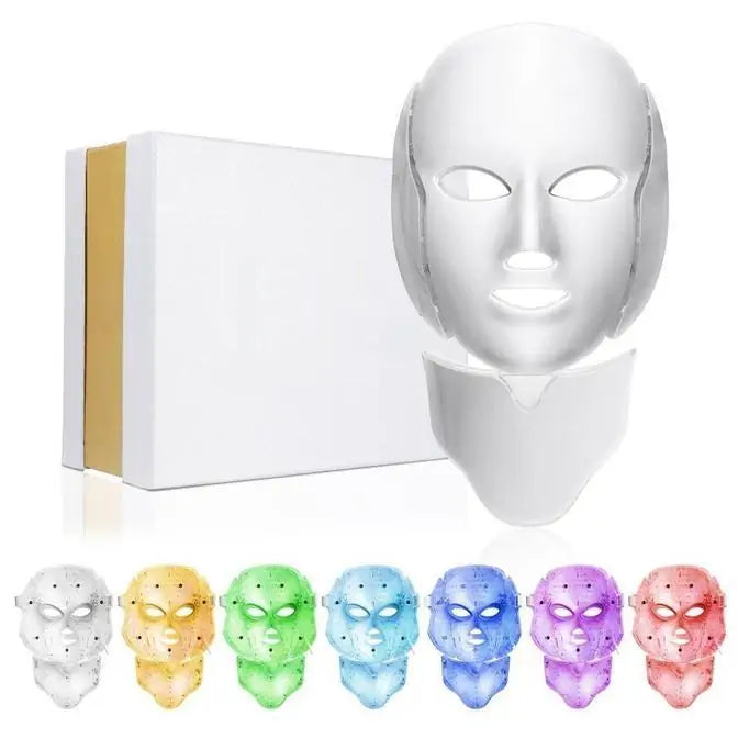 Professional 7-Color LED Light Skin Rejuvenation Mask