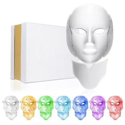 Professional 7-Color LED Light Skin Rejuvenation Mask