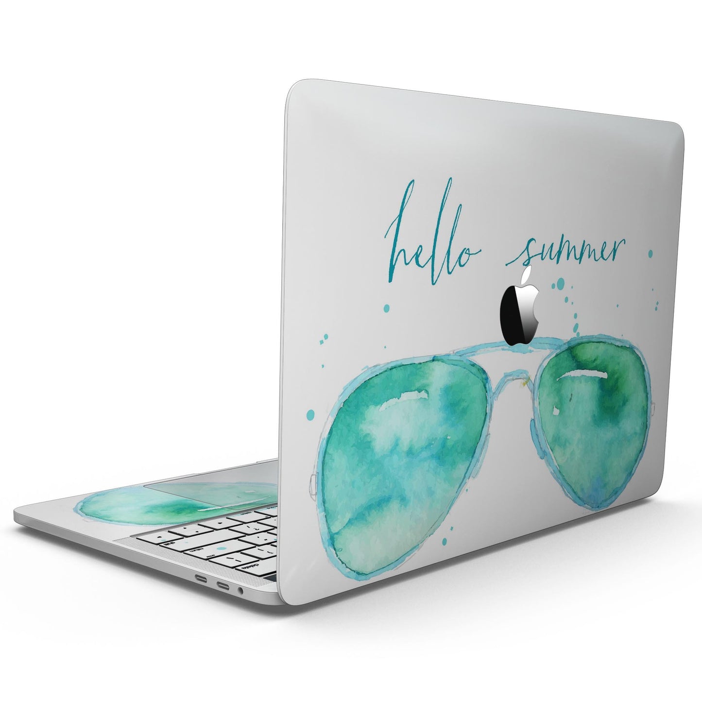 Hello Summer Sunglasses - MacBook Pro with Touch Bar Skin Kit