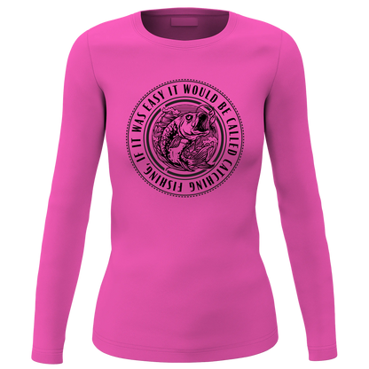 Catching Fishing' Women Long Sleeve Shirt