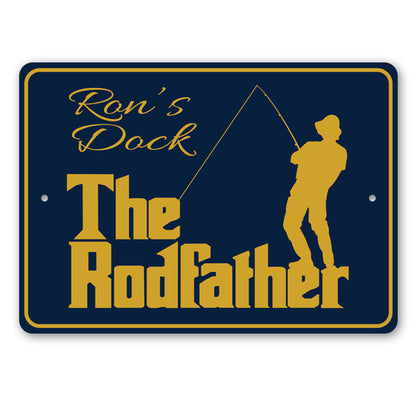 The Rodfather Fishing Sign