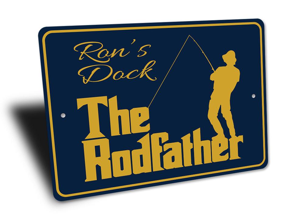 The Rodfather Fishing Sign