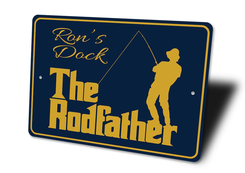 The Rodfather Fishing Sign