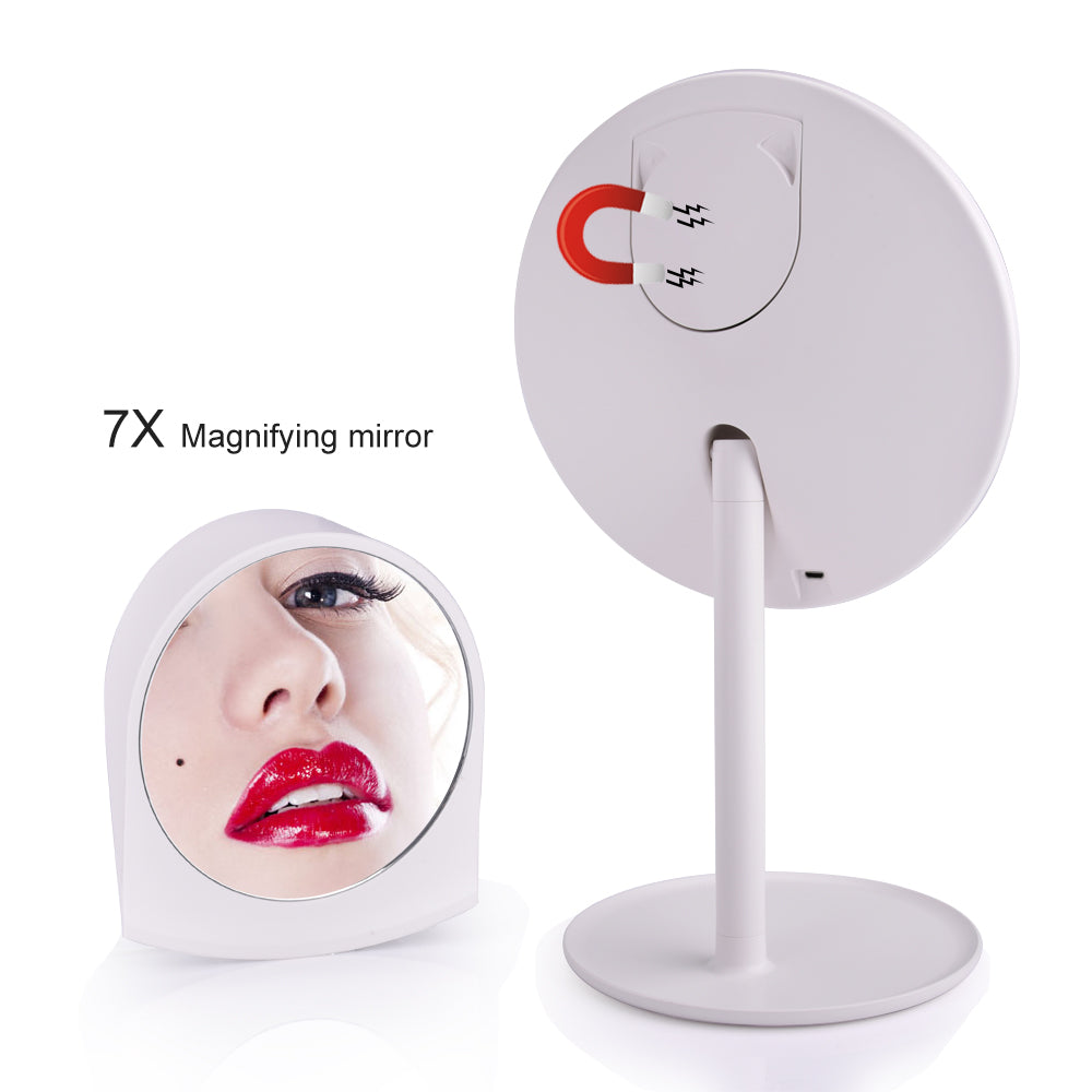 LED Makeup Mirror with 7x Magnifying Makeup Vanity