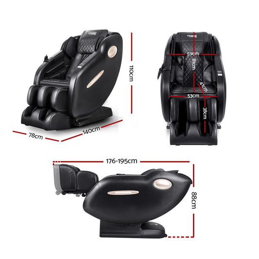 Livemor Electric Massage Chair SL Track Full Body Air Bags Shiatsu