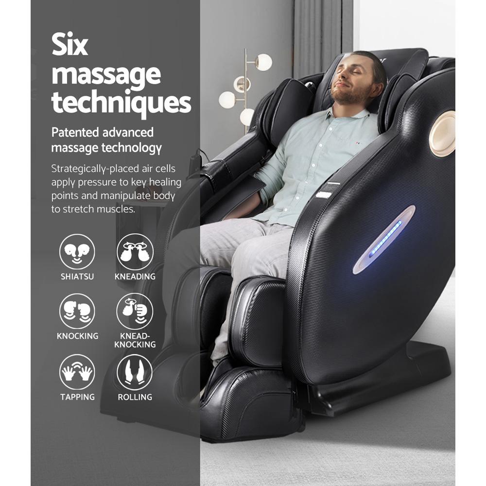 Livemor Electric Massage Chair SL Track Full Body Air Bags Shiatsu