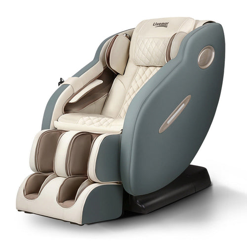Livemor Electric Massage Chair Recliner SL Track Shiatsu Heat Back