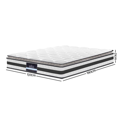 Giselle Bedding Normay Bonnell Spring Mattress 21cm Thick Double