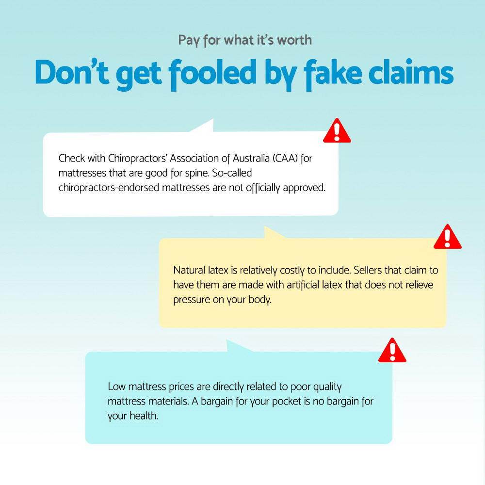 Giselle Bedding Normay Bonnell Spring Mattress 21cm Thick Double