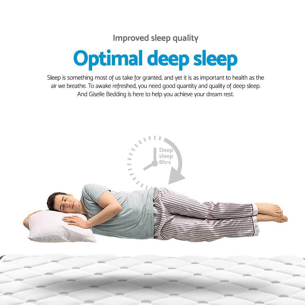 Giselle Bedding Normay Bonnell Spring Mattress 21cm Thick Double
