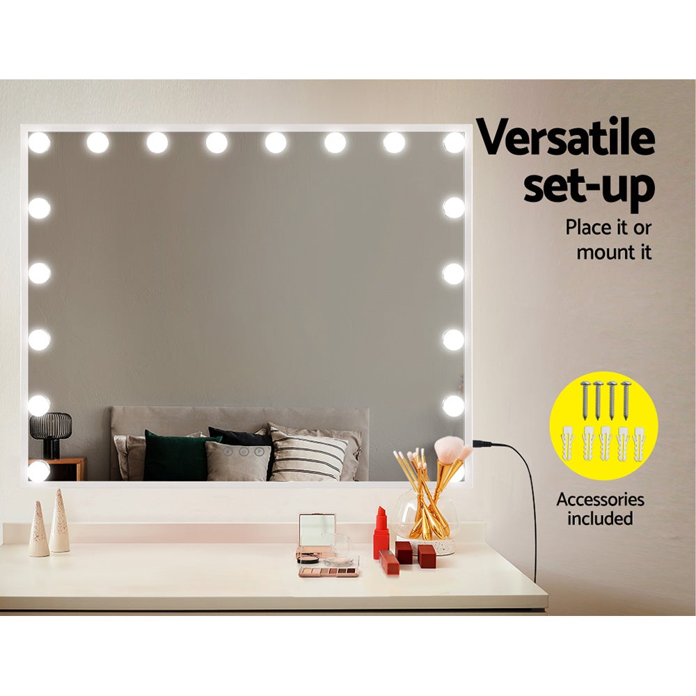 Embellir Makeup Mirror with Light LED Hollywood Vanity Dimmable Wall