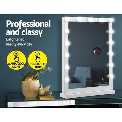 Embellir Hollywood Makeup Mirror With Light 15 LED Bulbs Vanity