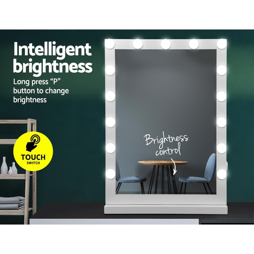 Embellir Hollywood Makeup Mirror With Light 15 LED Bulbs Vanity