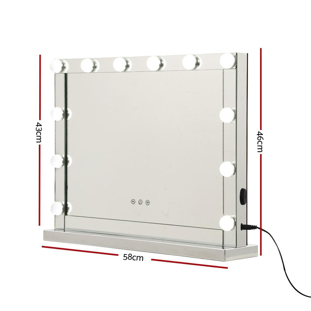 Embellir Hollywood Makeup Mirror With Light 12 LED Bulbs Vanity