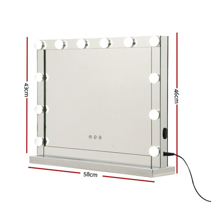 Embellir Hollywood Makeup Mirror With Light 12 LED Bulbs Vanity