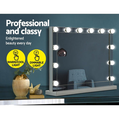 Embellir Hollywood Makeup Mirror With Light 12 LED Bulbs Vanity