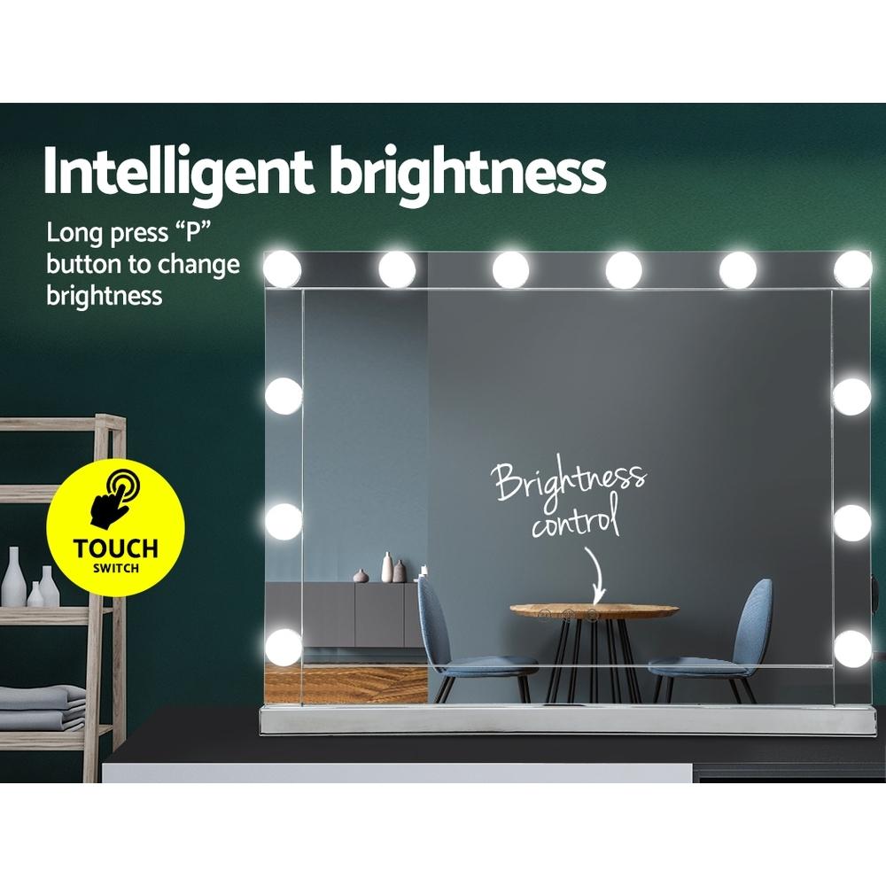 Embellir Hollywood Makeup Mirror With Light 12 LED Bulbs Vanity