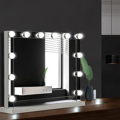 Embellir Hollywood Makeup Mirror With Light 12 LED Bulbs Vanity