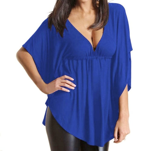 Maternity Plus Size Batwing Sleeve V Neck Bandage