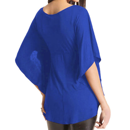 Maternity Plus Size Batwing Sleeve V Neck Bandage