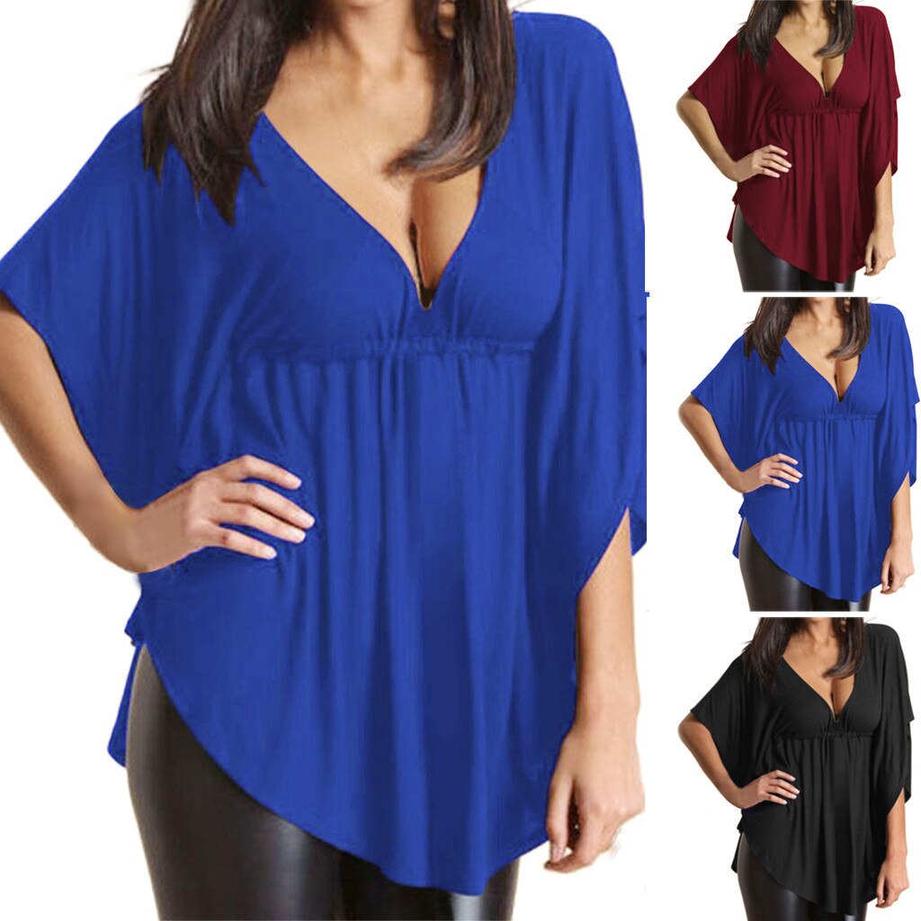 Maternity Plus Size Batwing Sleeve V Neck Bandage