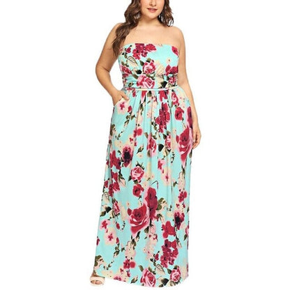 Maternity  Plus Size Holiday Off Shoulder Long