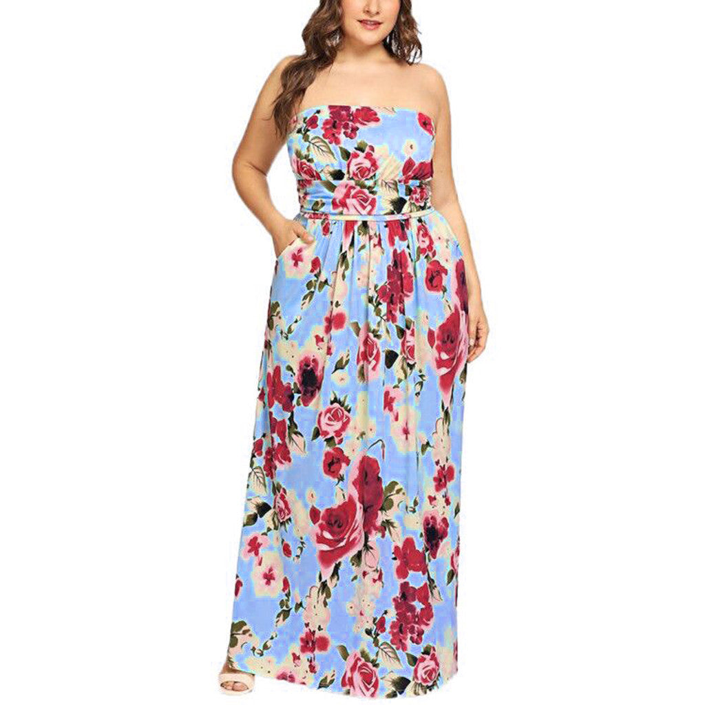 Maternity  Plus Size Holiday Off Shoulder Long