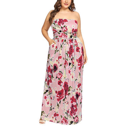 Maternity  Plus Size Holiday Off Shoulder Long