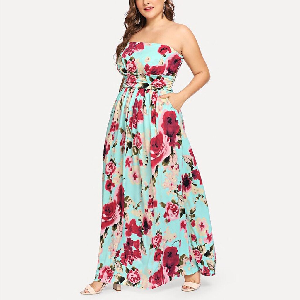 Maternity  Plus Size Holiday Off Shoulder Long