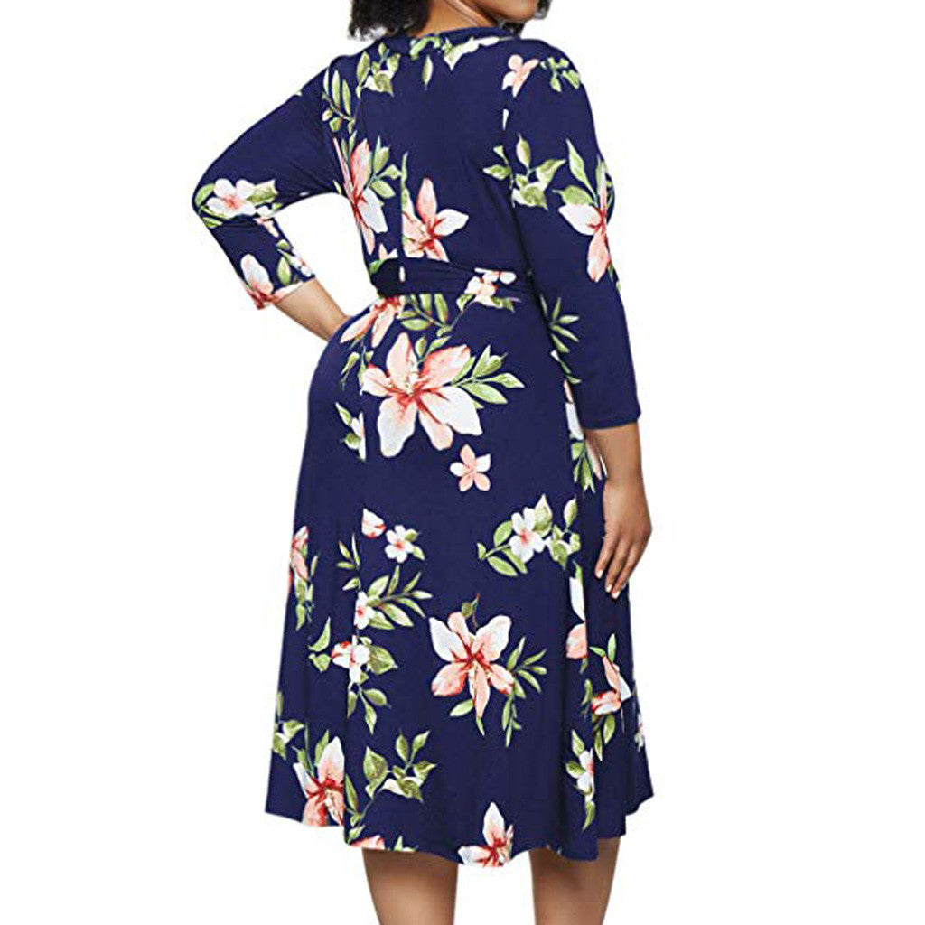 Maternity Plus Size Women's Dresses Autumn Dress