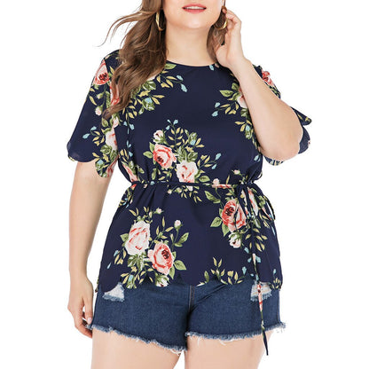 Maternity Women Plus Size Casual Print Ladies T