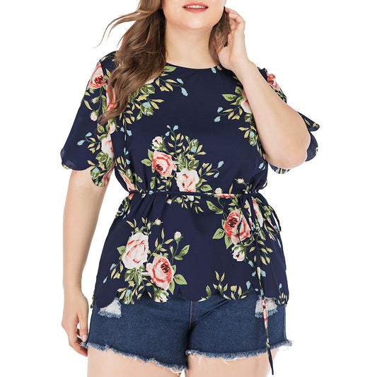 Maternity Women Plus Size Casual Print Ladies T