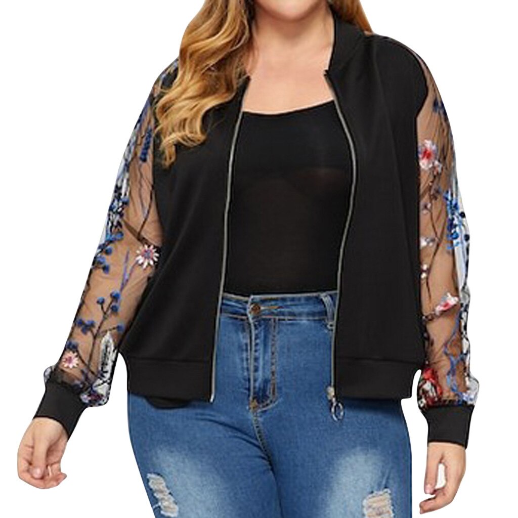 Maternity Women Plus Size Tops Zipper Floral Long