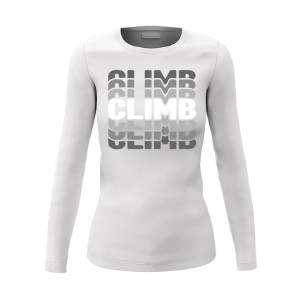 Climmmmmb Women Long Sleeve Shirt