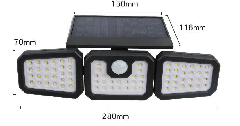 LED Flood Light Motion Detected Spotlight