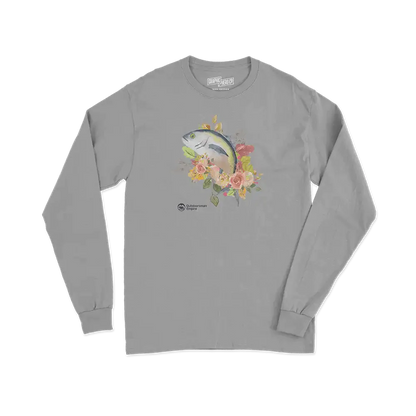 Fishing Flower' Men Long Sleeve Shirt
