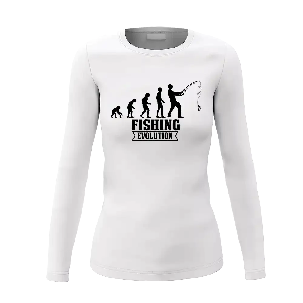 Fishing Evolution Women Long Sleeve Shirt