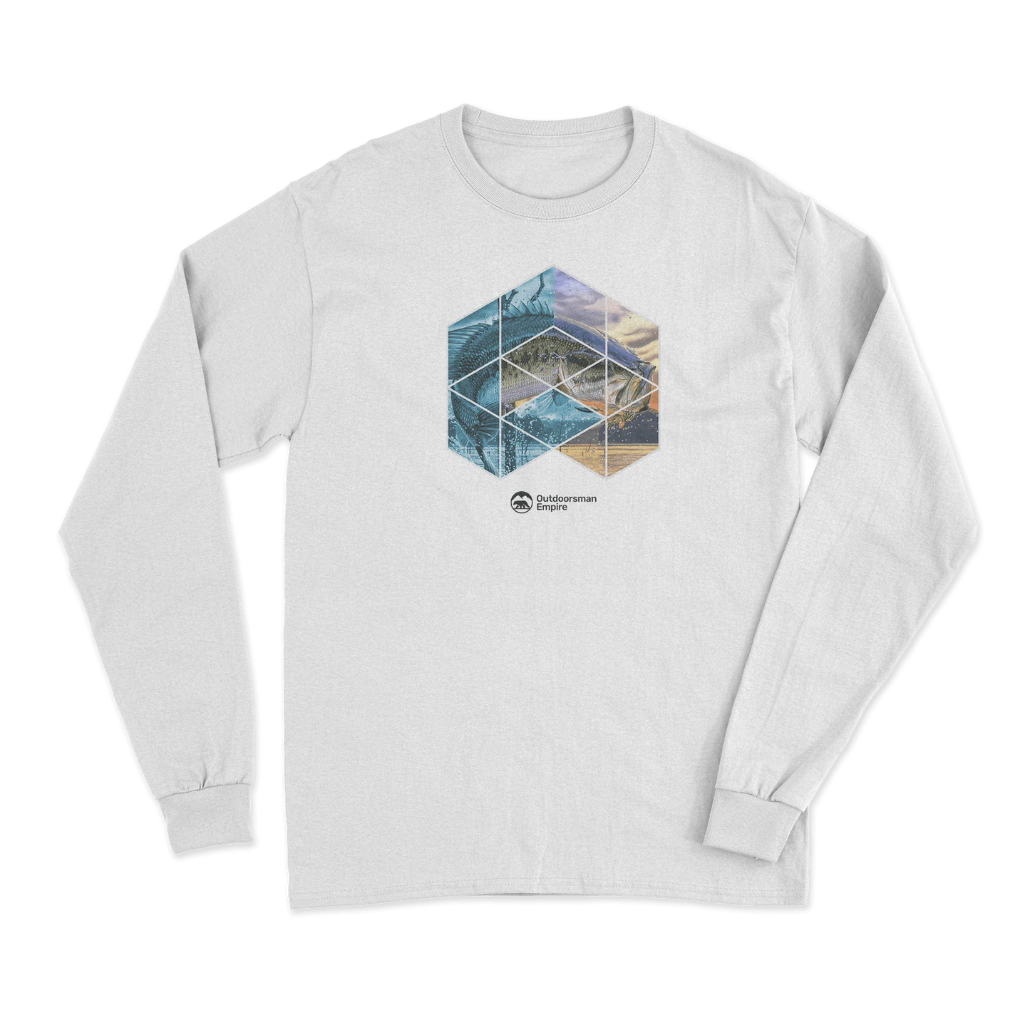 Fishing Geometry' Long Sleeve T-Shirt