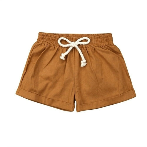 Kid's Harem Linen Shorts