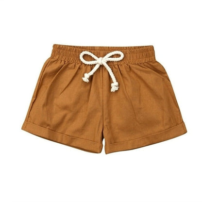 Kid's Harem Linen Shorts
