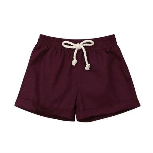 Kid's Harem Linen Shorts