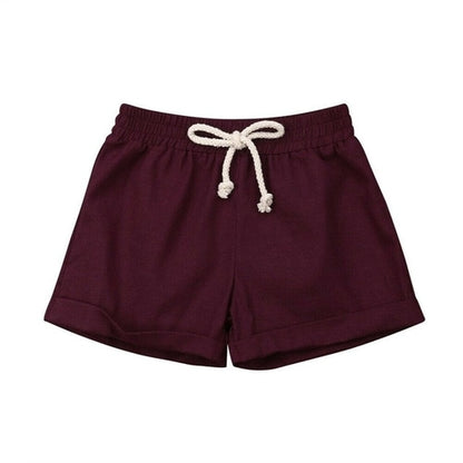 Kid's Harem Linen Shorts