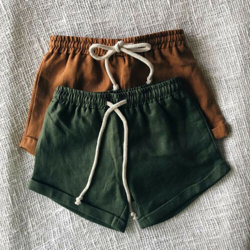 Kid's Harem Linen Shorts