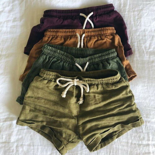Kid's Harem Linen Shorts