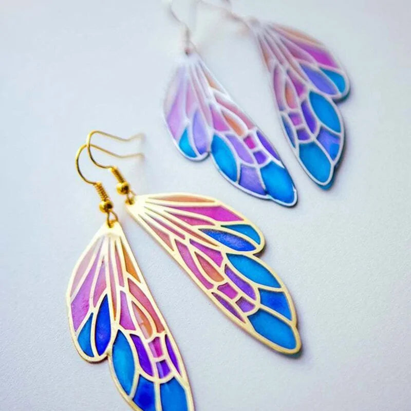 Fairy Butterfly Wings Drop Earrings