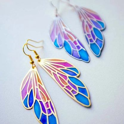 Fairy Butterfly Wings Drop Earrings
