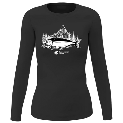 Fishing Mountain' Long Sleeve for Women