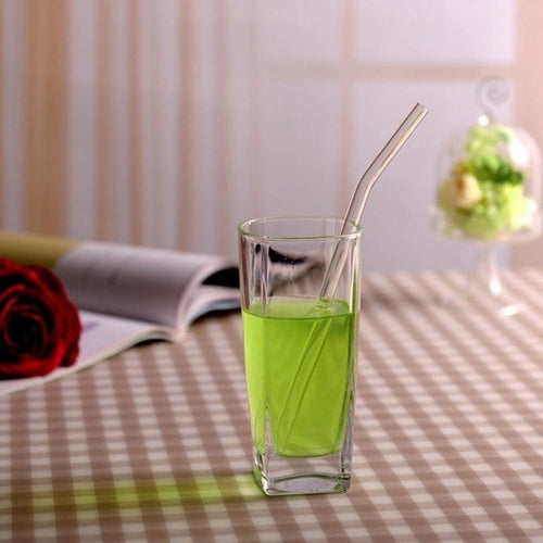 Reusable Glass Straws Smoothie Drinking Straws for
